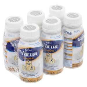 Sữa bột pha sẵn Nutifood Varna Complete giúp bổ sung dinh dưỡng (6 chai x 237ml)