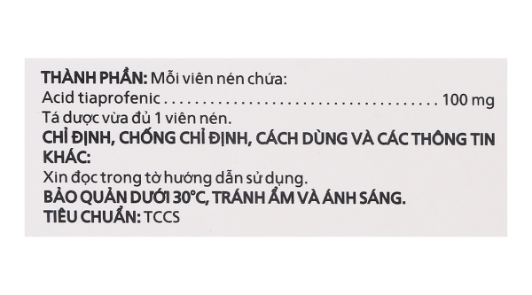 Sunigam 100 giúp giảm đau, kháng viêm (3 vỉ x 10 viên)