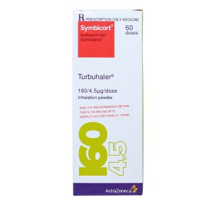 Bột hít phân liều Symbicort Turbuhaler 160/4.5mcg trị hen suyễn ống 60 liều hít