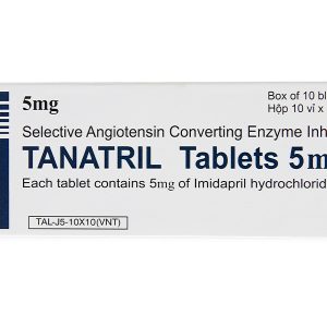 Tanatril Tablets 5mg trị tăng huyết áp (10 vỉ x 10 viên)
