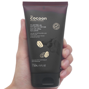 Tẩy tế bào chết Cocoon hạt cà phê Đắk Lắk làm sạch da mặt tuýp 150ml
