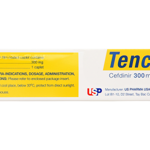 Tenco 300mg trị nhiễm khuẩn từ nhẹ đến vừa (3 vỉ x 10 viên)