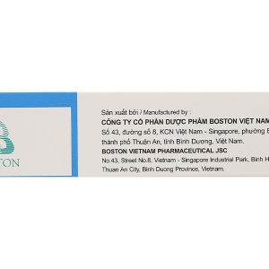 TenoBoston 300mg trị nhiễm HlV-týp 1, viêm gan B (3 vỉ x 10 viên)
