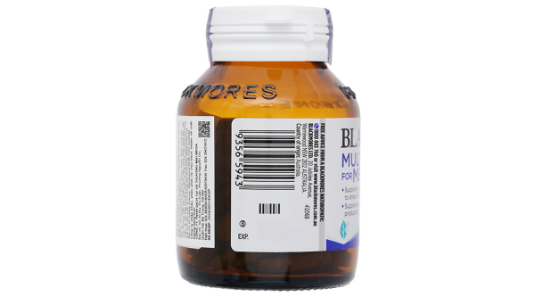 Blackmores Multivitamin For Men bổ sung vitamin cho nam lọ 50 viên