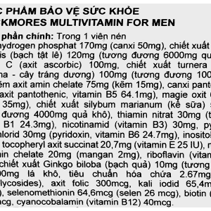 Blackmores Multivitamin For Men bổ sung vitamin cho nam lọ 50 viên
