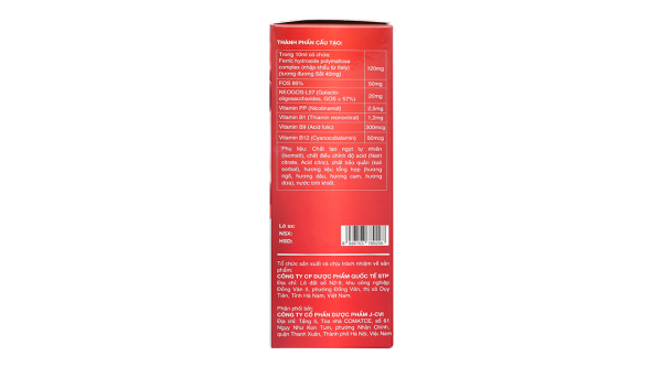 Dung dịch uống Feramax BC bổ sung sắt và acid folic cho cơ thể hộp 20 ống x 10ml