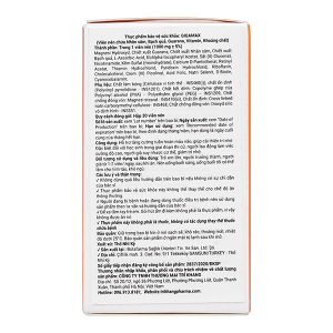 Gigamax hỗ trợ tăng cường tuần hoàn máu não, giúp cải thiện trí nhớ hộp 30 viên