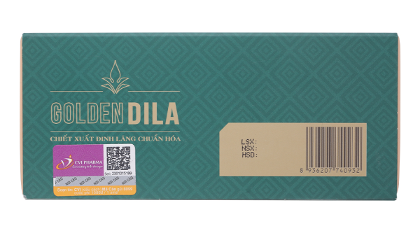 Golden Dila chiết xuất đinh lăng tăng cường thể lực, nâng cao đề kháng hộp 20 gói x 5g