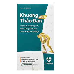 Khương Thảo Đan Gold giúp giảm triệu chứng thoái hóa khớp hộp 30 viên