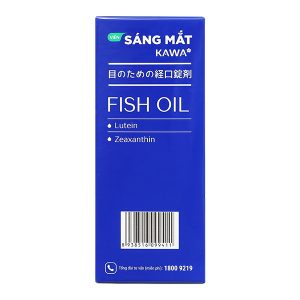 Dầu cá Sáng mắt Kawa giúp cải thiện thị lực hộp 30 viên