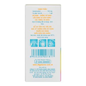 Thuốc bột Mitux E 100mg làm tiêu nhầy, loãng đờm (24 gói x 1.5g)