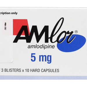 Amlor 5mg trị tăng huyết áp, bệnh mạch vành, đau thắt ngực (3 vỉ x 10 viên)