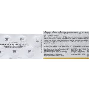 Exforge HCT 10mg/160mg/12.5mg trị tăng huyết áp (4 vỉ x 7 viên)