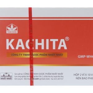 Kachita Nhất Nhất trị nhiệt miệng, viêm họng (2 vỉ x 10 viên)