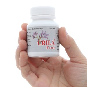 Crila Forte trị phì đại tuyến tiền liệt, u xơ tử cung chai 20 viên