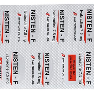 Nisten-F 7.5mg trị đau thắt ngực, bệnh mạch vành (4 vỉ x 7 viên)