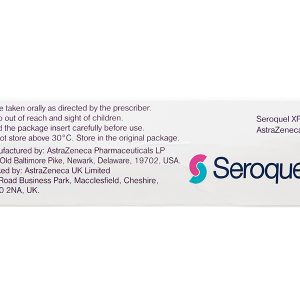 Seroquel XR 50mg trị bệnh tâm thần phân liệt, rối loạn lưỡng cực (3 vỉ x 10 viên)