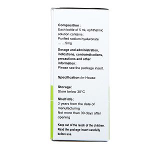 Dung dịch nhỏ mắt Tearbalance 0.1% trị tổn thương biểu mô giác mạc lọ 5ml