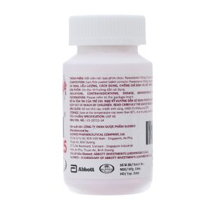 Glotadol 325mg giảm đau, hạ sốt lọ 200 viên