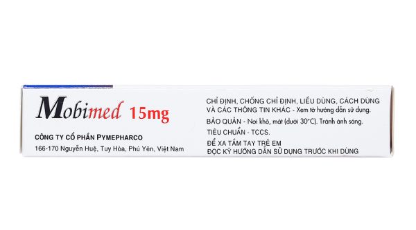 Mobimed 15mg giảm đau, kháng viêm xương khớp (2 vỉ x 10 viên)