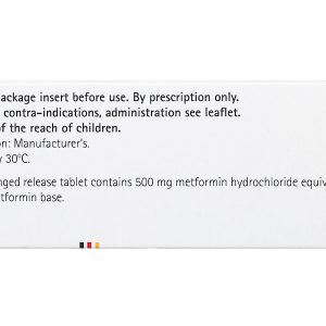 Glucophage XR 500mg trị đái tháo đường tuýp 2 (4 vỉ x 15 viên)