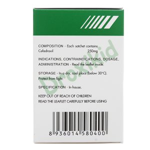 Cốm pha hỗn dịch uống Droxikid 250mg trị nhiễm khuẩn đường tiết niệu (24 gói x 3g)