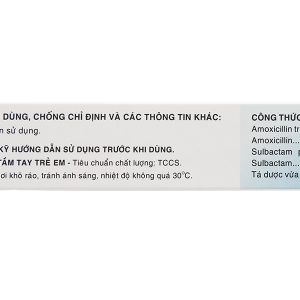 Sumakin 1g trị nhiễm khuẩn (2 vỉ x 7 viên)