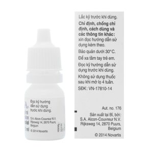 Hỗn dịch nhỏ mắt Azarga trị tăng nhãn áp lọ 5ml