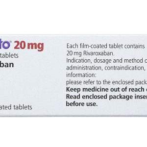 Xarelto 20mg phòng và trị huyết khối (1 vỉ x 14 viên)