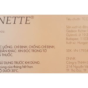 Novynette thuốc tránh thai hằng ngày (1 vỉ x 21 viên)