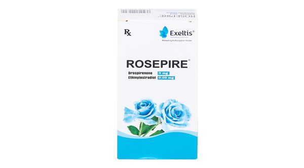 Rosepire 3mg/0.03mg thuốc tránh thai hằng ngày (1 vỉ x 28 viên)