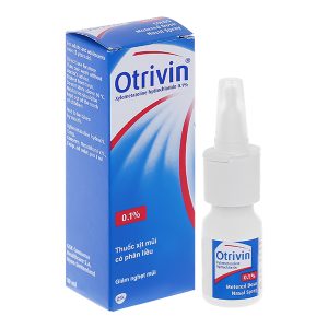 Dung dịch xịt mũi Otrivin 0.1% giảm triệu chứng nghẹt mũi, viêm mũi dị ứng chai 10ml