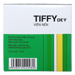 Tiffy Dey trị các triệu chứng cảm cúm, cảm lạnh (25 vỉ x 4 viên)