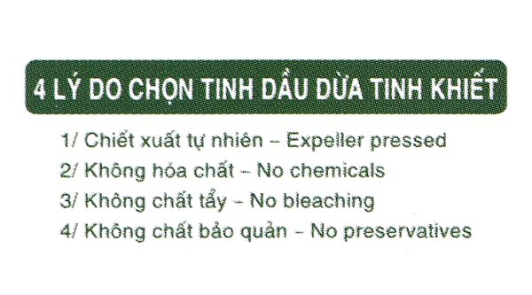 Dầu dừa tinh khiết LuckyStar giúp tóc bóng mượt, giảm gàu chai 100ml