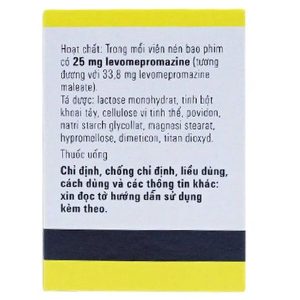 Tisercin 25mg điều trị các bệnh loạn tâm thần cấp tính hộp 50 viên