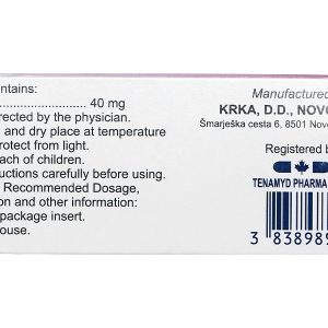 Tolura 40mg trị tăng huyết áp (4 vỉ x 7 viên)