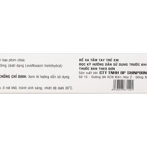 Triflox 500mg trị nhiễm khuẩn (3 vỉ x 10 viên)