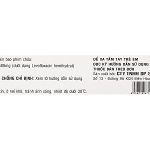 Triflox 500mg trị nhiễm khuẩn (3 vỉ x 10 viên)