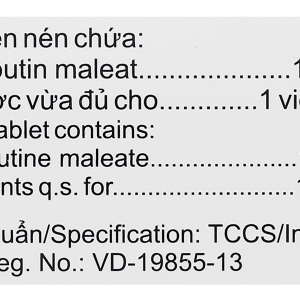 Trimeboston 100mg trị rối loạn chức năng đường tiêu hóa và ống mật (5 vỉ x 10 viên)