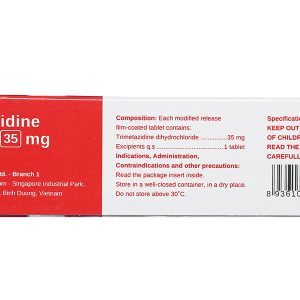Trimetazidine Stella 35mg trị đau thắt ngực (3 vỉ x 10 viên)