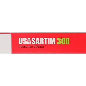 Usasartim 300mg trị tăng huyết áp, bệnh lý thận trên bệnh nhân đái tháo đường type 2 (3 vỉ x 10 viên)
