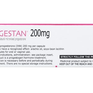 Utrogestan 200mg trị các rối loạn do thiếu progesterone (1 vỉ x 7 viên + 1 vỉ x 8 viên)