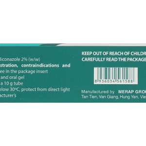 Gel bôi Vadikiddy 2% điều trị nhiễm nấm Candida ở khoang miệng, họng tuýp 10g