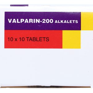 Valparin-200 Alkalets trị động kinh (10 vỉ x 10 viên)