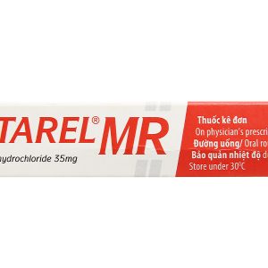 Vastarel MR 35mg kết hợp với các thuốc khác để trị đau thắt ngực (2 vỉ x 30 viên)