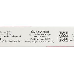 Vastec 20mg hỗ trợ trị đau thắt ngực (2 vỉ x 30 viên)
