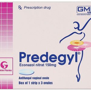 Viên đặt âm đạo Predegyl 150mg điều trị các bệnh viêm âm đạo do nấm (1 vỉ x 3 viên)