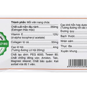 Bảo Xuân Gold tuổi 30 - 50 giúp cân bằng nội tiết tố nữ hộp 30 viên