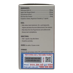 Faz điều hòa mỡ máu, hỗ trợ tim mạch chai 30 viên