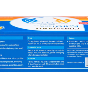 Cumargold Kare tăng đề kháng, hỗ trợ giảm nguy cơ ung bướu hộp 30 viên